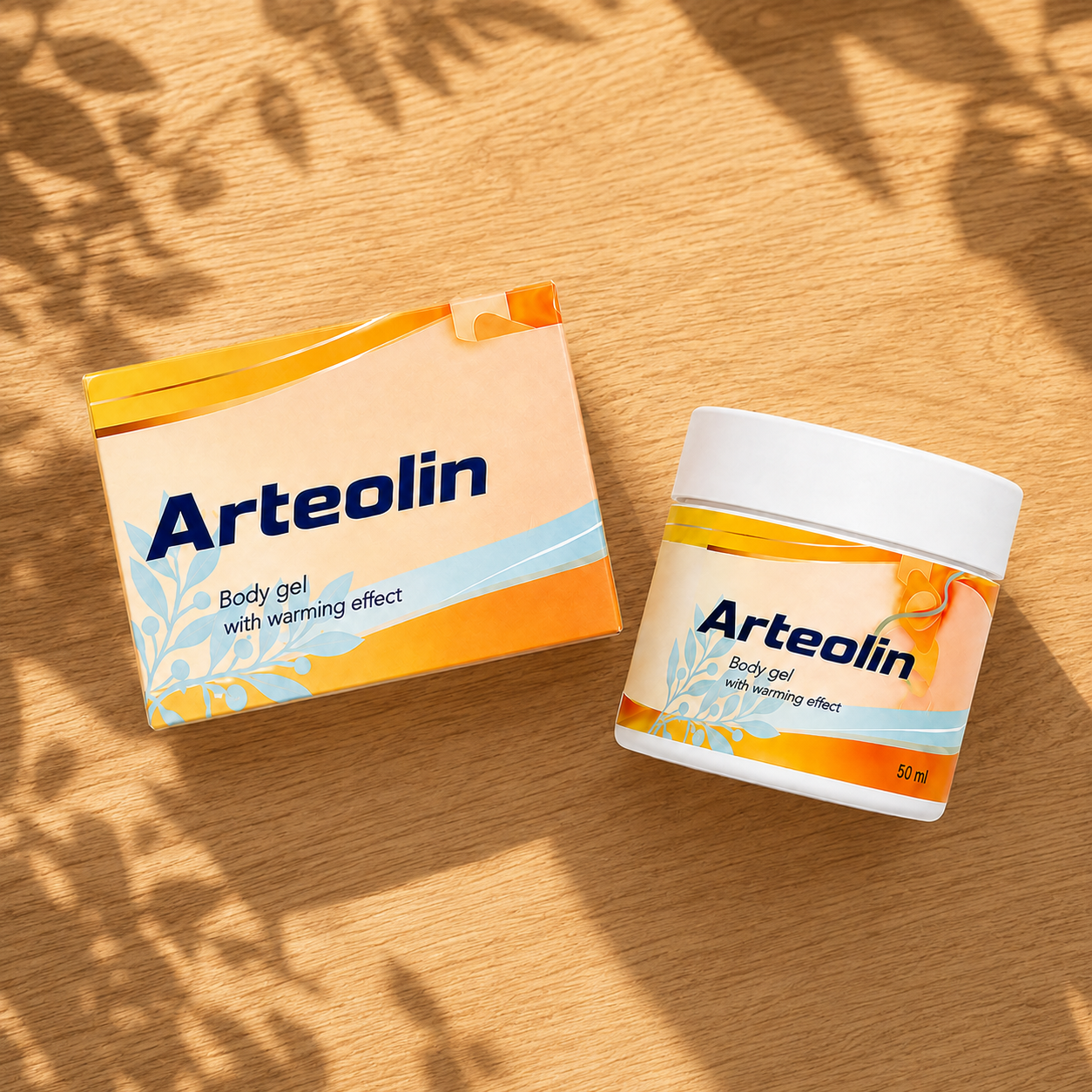 Arteolin, козметичен гел за тяло със затоплящ ефект, 50 ml